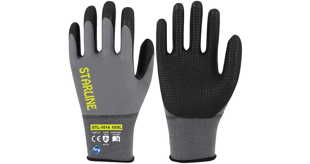 STL-1014 KÖPÜK NİTRİL / Dotlu ELDİVEN